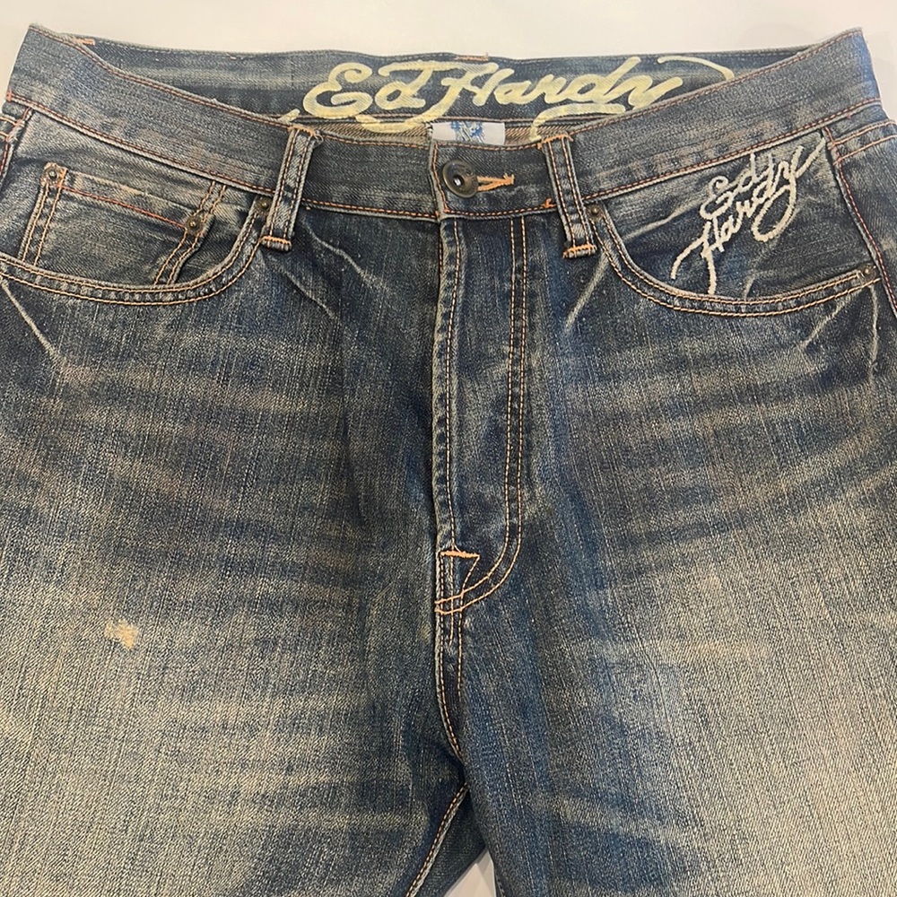 Ed Hardy Jean not new size 33x 32